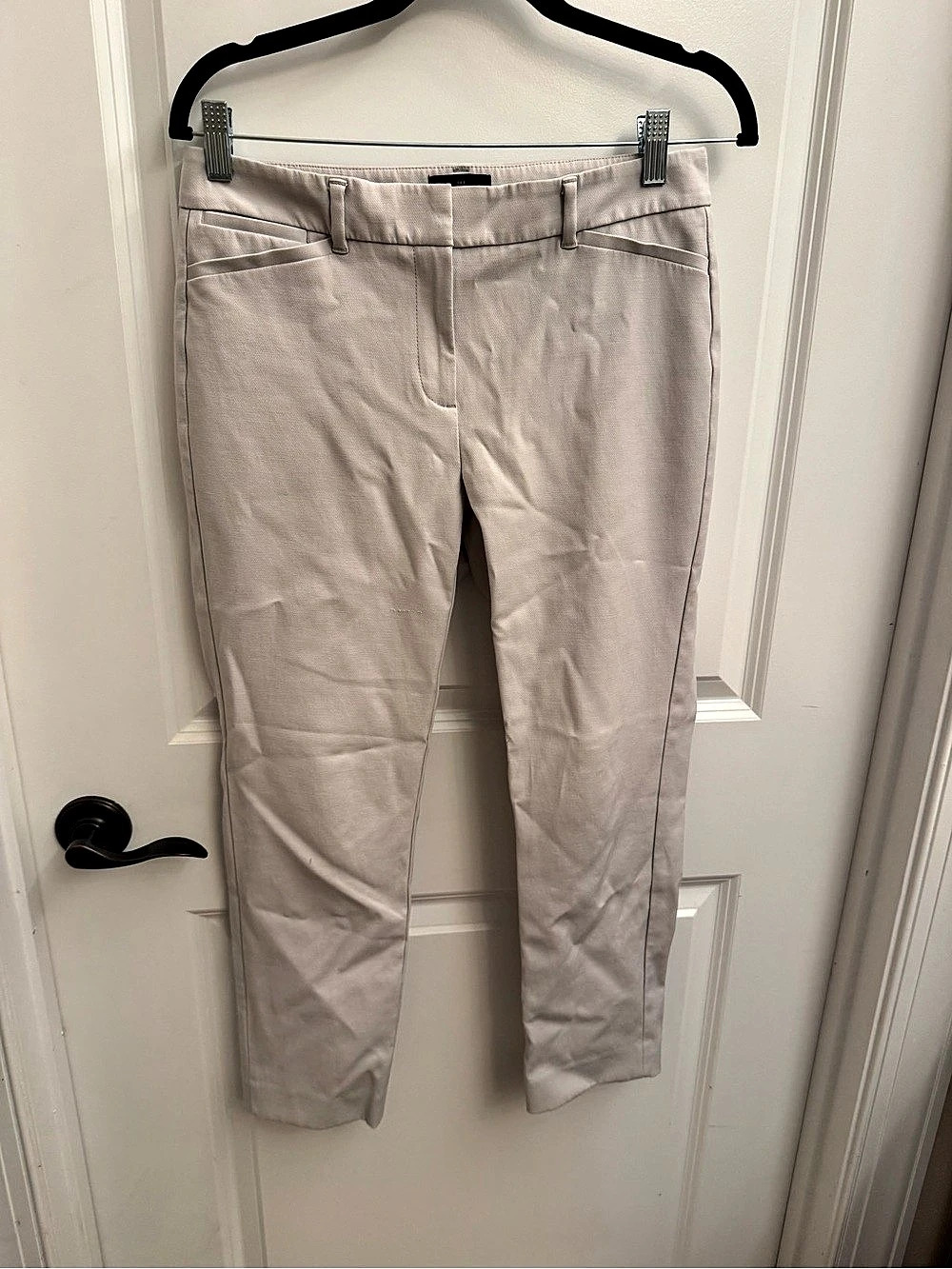 White House Black Market The Slim Ankle Pant Skinny Ankle Pants Size 4P Dove Gra